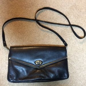 Vintage Entienne Aigner leather crossbody bag.